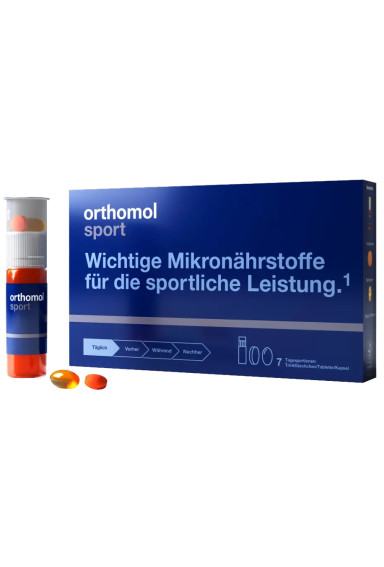 Orthomol Sport (питьевая суспензия-таблетки-капсулы). MOONALI. Фото 18