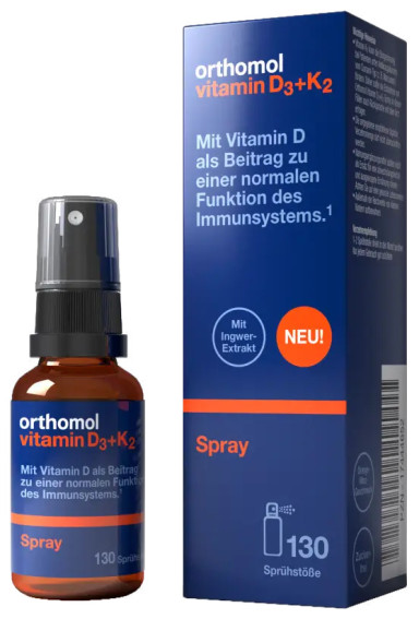 Orthomol Vitamin D3+K2 (спрей). MOONALI. Зображення 21