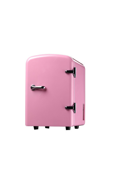 Мини холодильник розовый. MOONALI. Фото 5