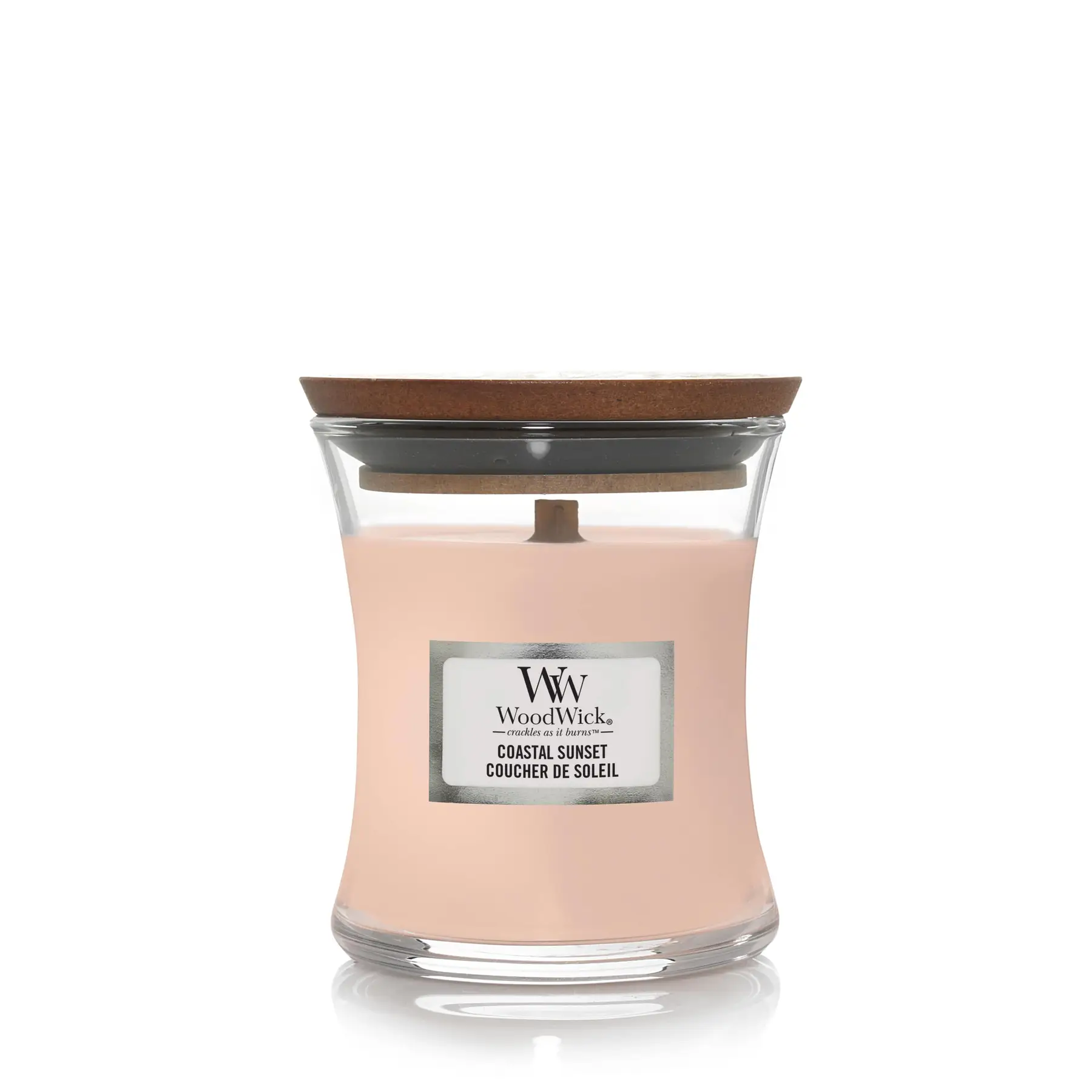 Woodwick - Ароматична свічка з ароматом цитрусових, кокоса і ванілі Coastal Sunset - Зображення 2
