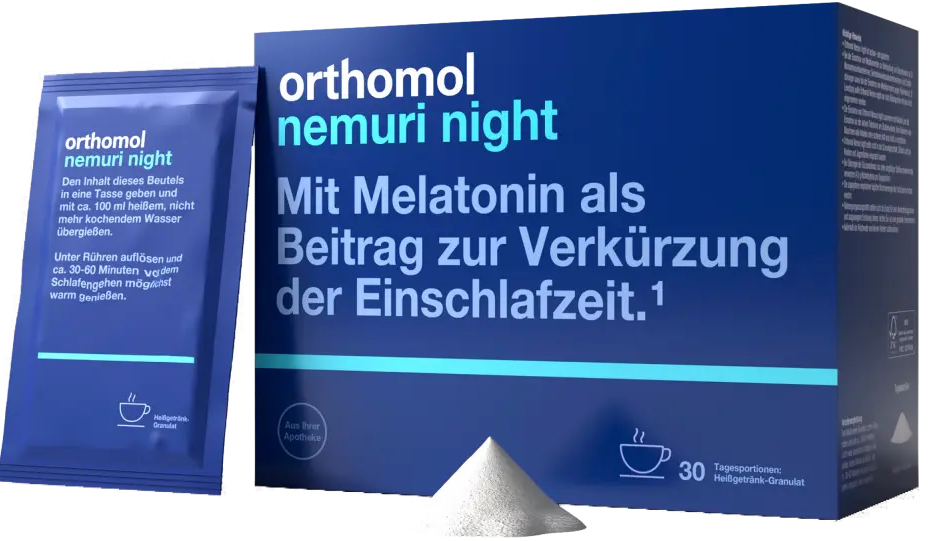 Orthomol - Orthomol Nemuri night (гранули прямої дії) Nemuri night - Зображення 1