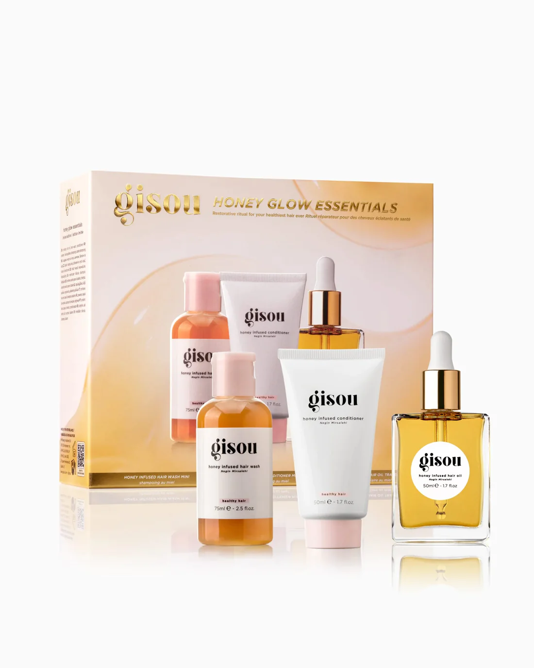 Gisou - Набор для волос Honey Glow Essentials Set - Фото 1