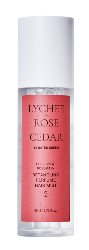 Rated Green - Парфюмированный мист для волос 2 (личи-роза-кедр) Perfume hair mist-2 Lychee-Rose-Cedar - Фото 1