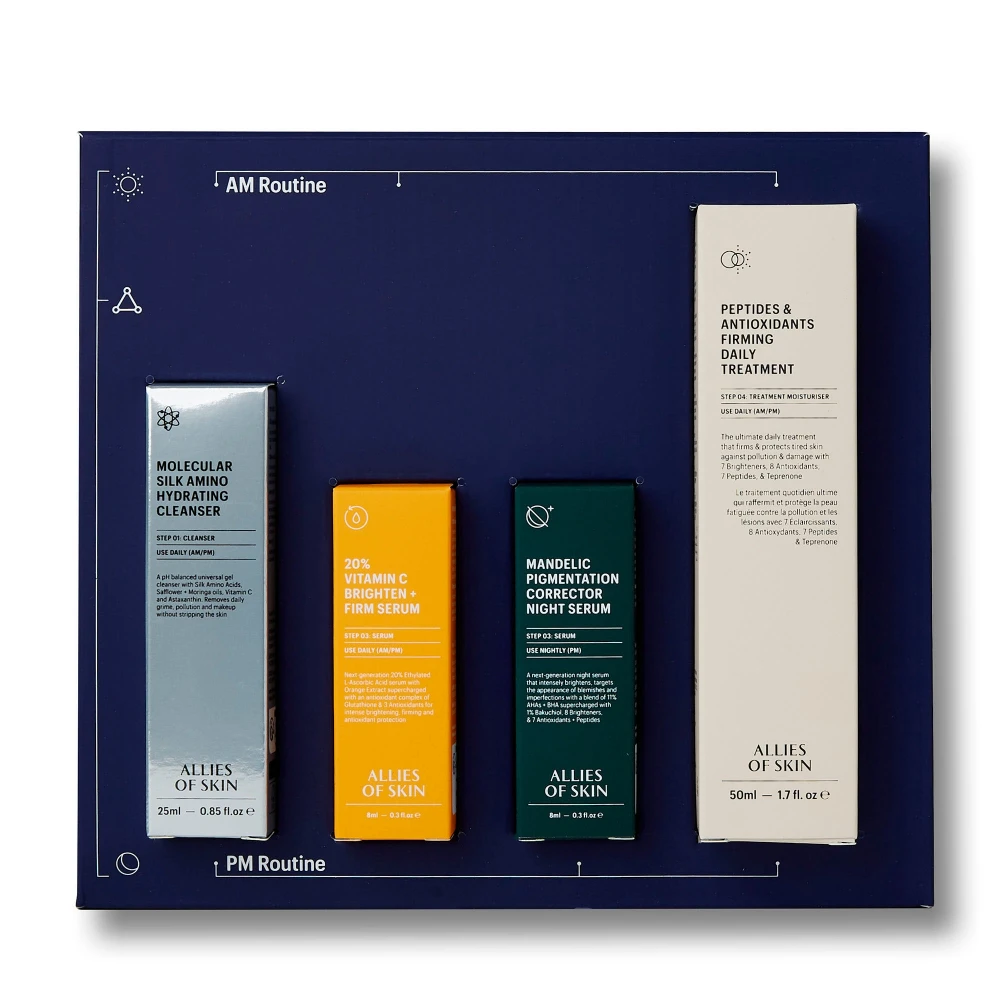 Allies of Skin - Набір для догляду за шкірою The Firm &amp; Brighten Kit - Зображення 3
