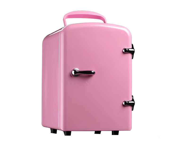 Міні холодильник рожевий Mini Fridge - Зображення 3