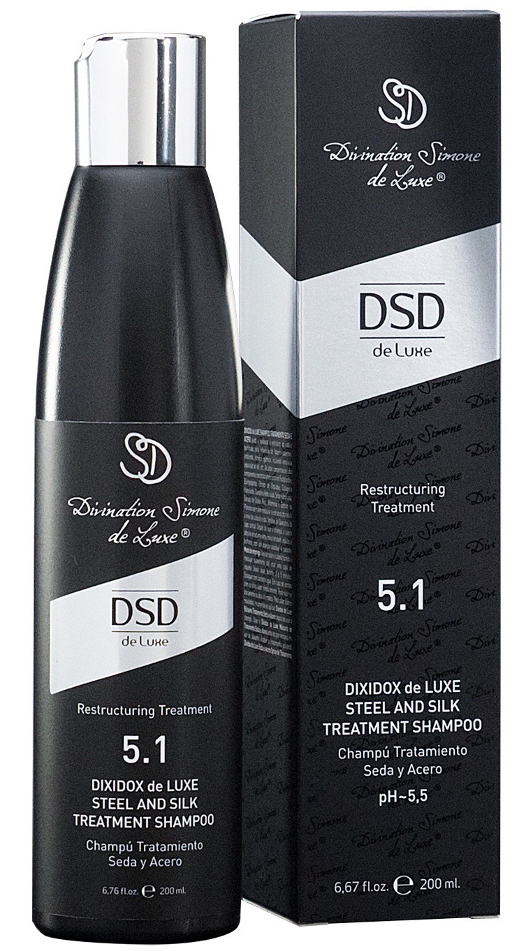 DSD de Luxe - Відновлюючий шампунь Сталь і шовк 5.1 Steel and Silk Treatment Shampoo - Зображення 1