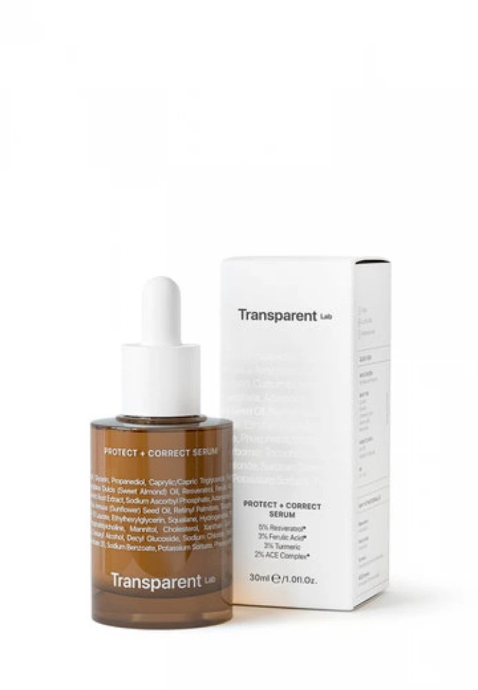 Transparent Lab - Антиоксидантна сироватка проти старіння Protect + Correct Serum - Зображення 3