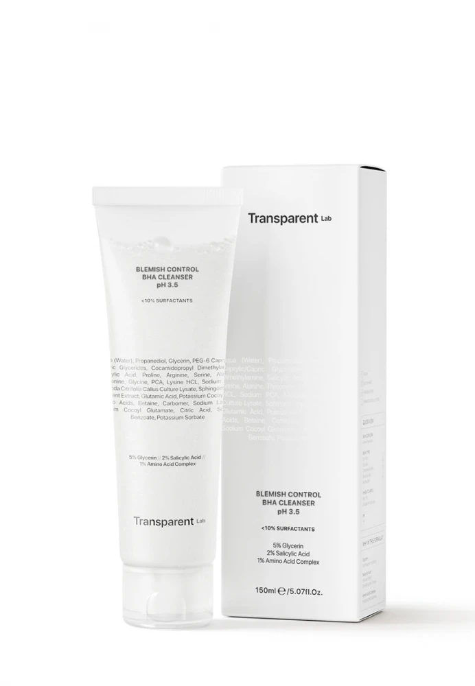 Transparent Lab - Очищающий гель для кожи, склонной к высыпаниям Acne Prone Skin BHA Cleanser - Фото 2