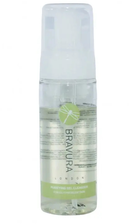 Bravura London - Глибоко очищуючий гель з AHA і BHA-кислотами та ензимами Purifying Gel Cleanser - Зображення 1