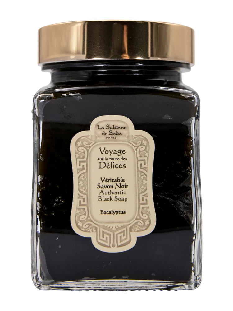 La Sultane De Saba - Чорне мило з евкаліптом Eucalyptus Black Soap - Зображення 1