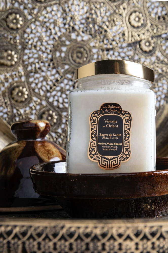 La Sultane De Saba - Масло каріте з ароматом амбри, мускусу і сантала Shea Butter Amber/Musk/Sandalwood - Зображення 3