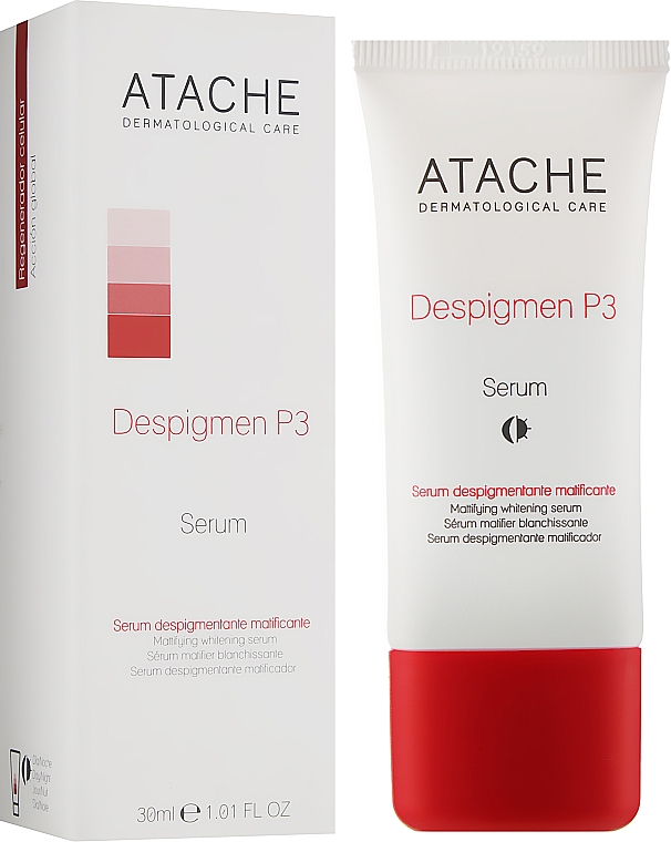 Atache - Матирующая осветляющая лифтинг-сыворотка Despigment P3 Serum - Фото 1