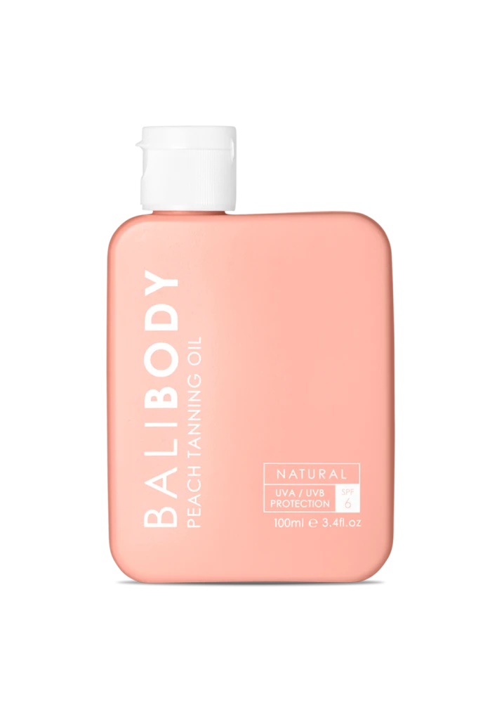 Bali Body - Олія для засмаги з персиком SPF 6 Peach Tanning Oil SPF 6 - Зображення 1