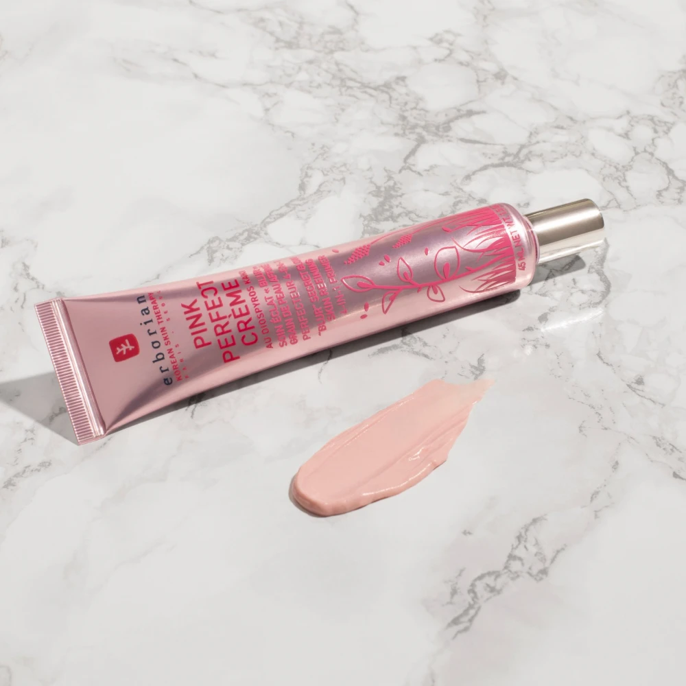 Erborian - Крем-праймер "Досконале сяйво" Pink Perfect Creme Blur Secret Glow Skin Refining 4 in 1 Primer - Зображення 3